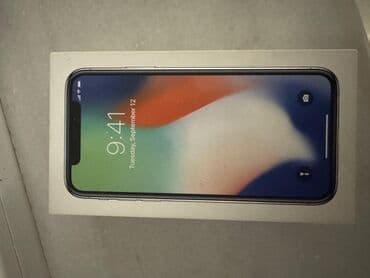 apple iphone xr: IPhone X, Gümüşü, Face ID — 6