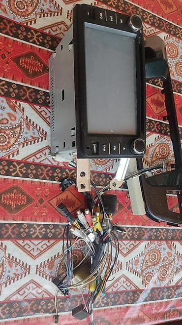 Автоэлектроника: Avtomobil multimedia/radio başlıq qurğusu - 2DIN ölçülü ön panel və — 1