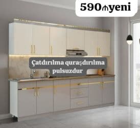 кухонный гарнитур в оше цена: ✔️Rəng seçimi var 🚨Sifarişlər behsiz qəbul olunur ✅ödəniş qapıda — 1