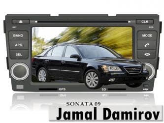 sonata manitor: Hyundai sonata 2009 üçün dvd-monitor. Dvd-монитор для hyundai sonata — 1