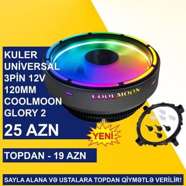 cpu kuller: Kulerlər/Fanlar/Breketlər SAYLA ALANA VƏ USTALARA TOPDAN QİYMƏTLƏ — 20