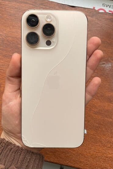 tv box h96: IPhone 16 Pro Max, 256 GB, Qızılı, Face ID — 4