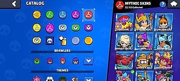 Brawl Stars hesabı – yüksək irəliləyiş və zəngin resurslarla - Kupa — 5