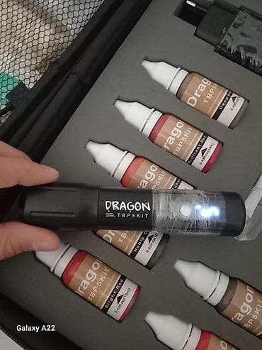 tatoo aparati: DRAGON TBP5KIT – Tato aparati peşəkar bədən rəngləmə/qatı boyama — 3