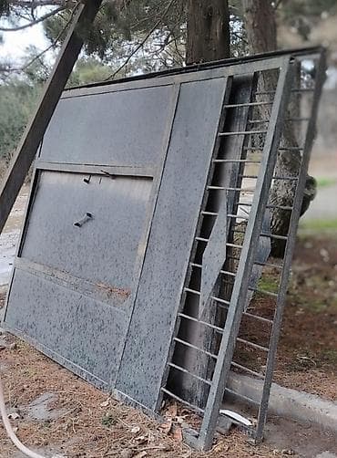 dəmir sobalar: Dəmir Qaraj darvazası, Qapı ilə — 1