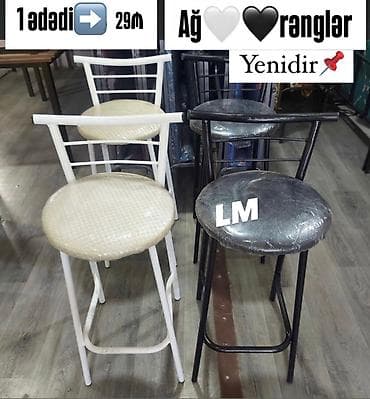 Bar kresloları✍️ Qiymət : 29 ₼ Yeni və bir başa depodan satış lalafo.az -da Bar kresloları✍️ Qiymət : 29 ₼ Yeni və bir başa depodan satış