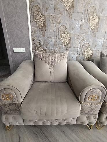 Qonaq otağı üçün dəst divan Açılıb bağlanan divandir 3 ildir biznendi — 2