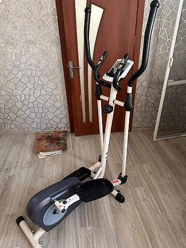 Elliptik trenajor – ev üçün kompakt kardio aparat - Bədənin yuxarı və — 1