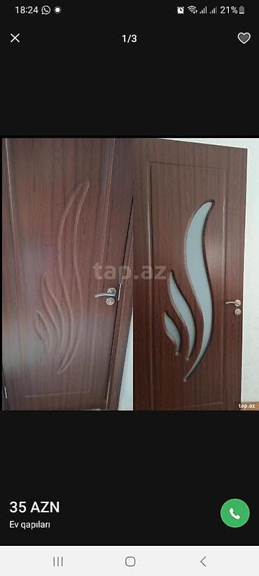 qapi seyf: 8 ədəd qapı,2dənəsi taxtalı,6dənəsi şüşəli,yaxşı vəziyyətdə. 1ədəd — 4