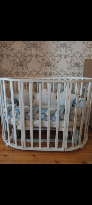 təzə doğulanlanlar üçün odeyal konvertlər: Oğlan və qız üçün, İşlənmiş, Yumru, Beşik, Dəstsiz, Matras ilə, Yellənmə mexanizm ilə — 1