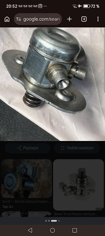 BMW yüksək təzyiqli yanacaq nasosunun (HPFP/TNVD) modulu - Təyinat
