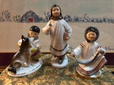 yemək ucun termos: Çay dəsti, Farfor, SSRİ — 4