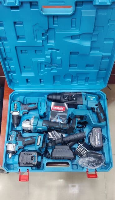 Digər alət dəstləri: Yeni Drel dəsti, ədəd: 4, Drel-şurupaçan, 720 W-dan çox — 1