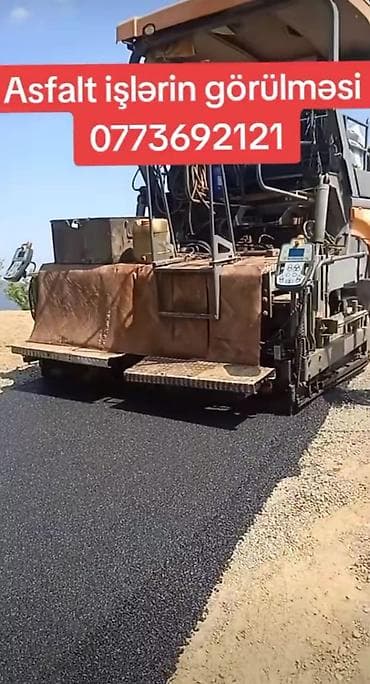 Xidmət: Asfalt işləri Təsvir: - Hər növ asfaltlanma işləri: həyət və
