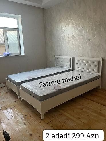tek neferlik taxt: Təknəfərlik çarpayı, Matras ilə, Siyirməsiz — 1