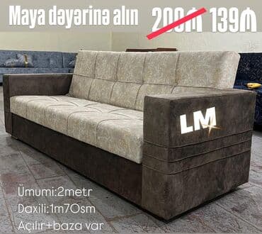 Masalar və oturacaqlar: Divan, Yeni, Açılan, Bazalı, Parça, Ödənişli çatdırılma — 1