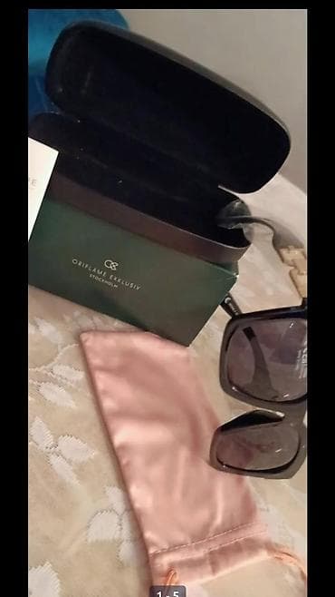 Oriflame Exclusiv Stockholm gün eynəyi - Rəng: qara çərçivə, tünd — 3