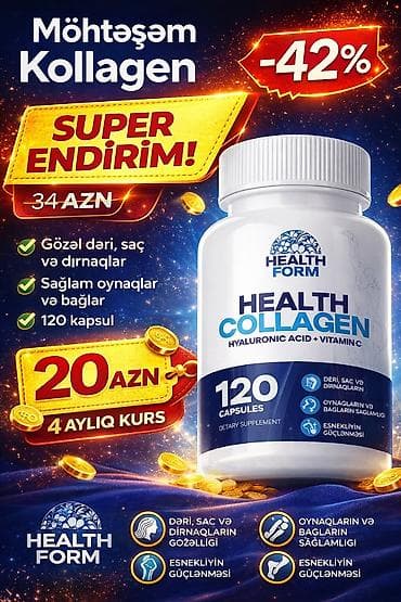 sac satiwi: Health Form – Health Collagen (Hyaluronic Acid + Vitamin C) - 120 — 1