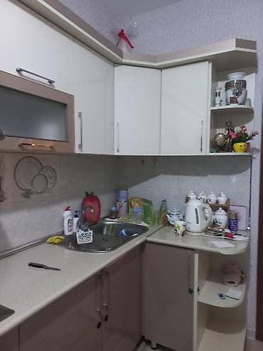 Mətbəx mebeli: Künc tipli mətbəx mebeli dəsti - Üst və alt dolablar: parlaq — 3