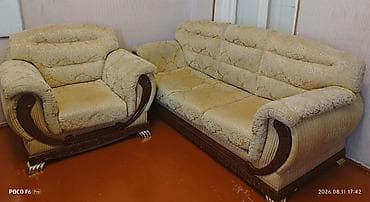divan uzduyu: Klassik üslubda salon dəsti Tərkibi: - 3 nəfərlik divan - 1 ədəd — 1