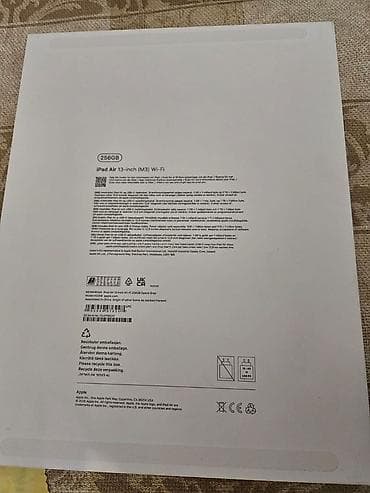 apple mac: Apple iPad Air 13-inch (M3) Wi‑Fi – 256 GB, Space Gray Xüsusiyyətlər — 4