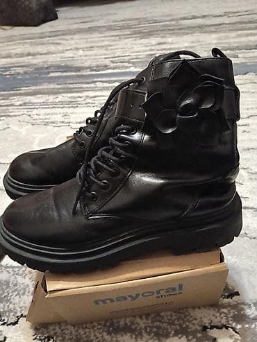 deri godekceler: Zara, Ölçü: 35, rəng - Qara, İşlənmiş — 6