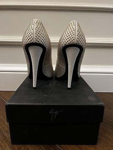 bemsa ayaqqabı: YENİ Giuseppe Zanotti qadın ayaqqabısı – 39 ölçü, natural dəri — 3