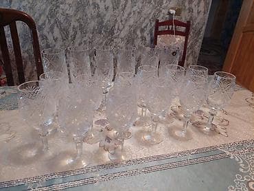 Qədəhlər, Şüşə