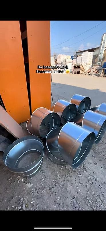 Havalandırma üçün sinklənmiş hava kanalları və fitinqlər - Material