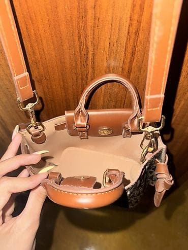 Çantalar: Michael Kors mini çanta - Model: MK monoqram naxışlı mini — 3