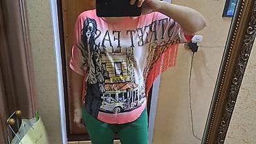 alt geyimi: Qadın bluz/kofta – “Street Fashion” printli olcu- S, M, L - Üst — 1