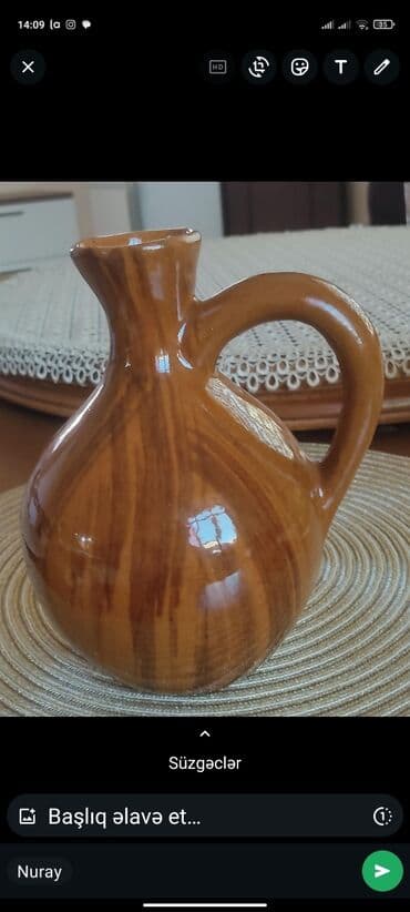 Rəng - Qəhvəyi, Keramika