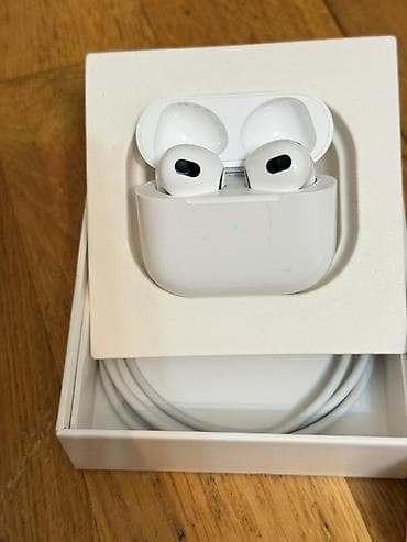 aux bluetooth: İşlənmiş Simsiz (Bluetooth) Qulaqcıqlar, Apple, rəng - Ağ — 1