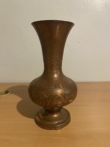 şamdam: Qedim mis latun qablar 1. Buz qabi Diametr 12,5sm,hund 16,5 sm 2 — 5