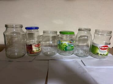 şüşə banka qəbulu: Şüşə bankalar dəsti 1 ededi 20 qepikdir Məhsul: müxtəlif ölçülü şüşə — 2