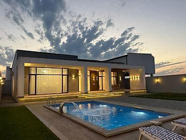 Mənzillər: Bakı, Mərdəkan, 180 kv. m, 4 otaqlı, Hovuzlu, Kommunal xətlər qoşulmayıb — 1