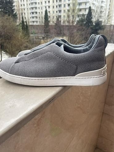 sport ayaqqabilar: Zegna Triple Stitch krossovkaları satılır. İdeal vəziyyətdədir. Təmiz — 2