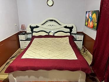 Yataq otağı mebel dəsti Tərkib: - Böyük iki nəfərlik çarpayı (yumru