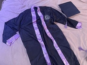 3 dest var elde Məktəb/Universitet məzuniyyət geyimi dəsti - Rəng — 1