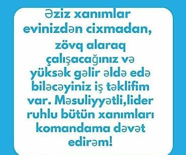 gunluk ev temizlik isi: Çalışmaq sizdən dəstək bizdən — 1