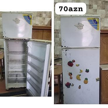 soyducular: İşlənmiş 2 qapılı Nord Soyuducu Satılır, rəng - Ağ, Dispenserli — 1