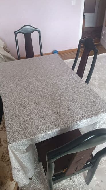 шкаф под стиральную машину в ванной: İşlənmiş, 4 stul — 1