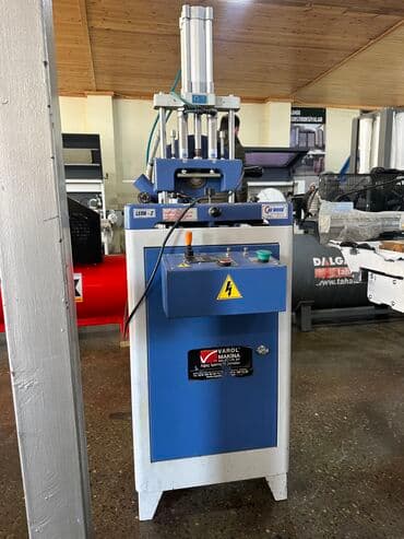 pvc avadanliq: Çift kafalı kəpənək yeri açma makinası
Türkiyə istehsalı — 5