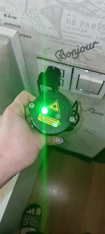 tor balıq: İki rəngli lazer proyektor (yaşıl və qırmızı nöqtələr) - İşıq — 2