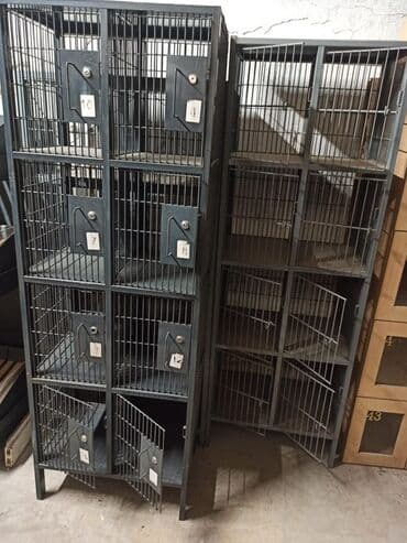 işlenmiş dolablar: Metal konstruksiyalı, qəfəs tipli dolablar. Hər bir bölmədə saxlamaq — 1