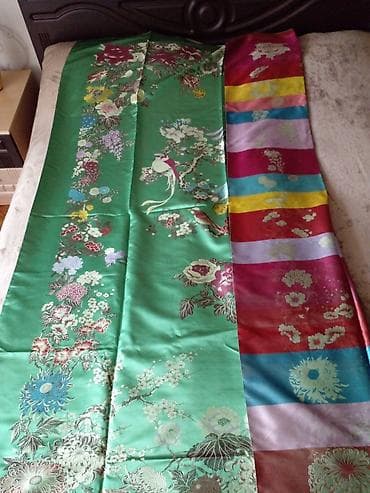 brezent parça: Iku üzlü qədimi örtük. süfrə kimi də işlənə bilər. Koreya üslubunda — 1