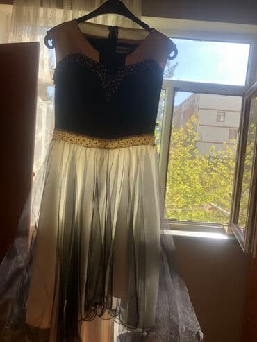 zara xs: Праздничное платье,для девочки подростка 12-15 лет,спереди короче — 3