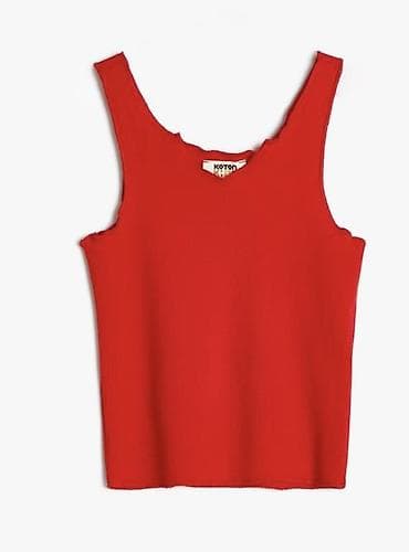 ideal parfumeriya: Koton brendinin qadın üçün qolsuz köynəyi (mayka). - Rəng: parlaq — 1