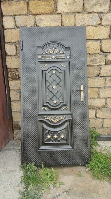 demirin qiymeti: Yeni Giriş qapısı 90x205 sm Zamok və çərçivə ilə, Zəmanətli, Ödənişli quraşdırma, Rayonlara çatdırılma, Ödənişli çatdırılma — 15