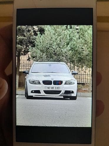 changan benni 2014: BMW 3 Series E90 sedan – ağ rəng, sport paketli görünüş. Əsas — 3